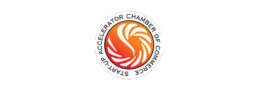 Start-up accelerator chamber of commerce logo