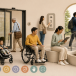Image of PwDs and Non PwDs accessing a universal accessible design