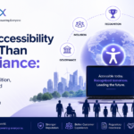 Digital accessibility beyond compliance, highlighting business growth, ESG leadership, governance, inclusion, and recognition with accessible website and mobile experiences.